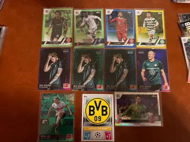 Bundesliga 11 card LOT 8 numbered cards