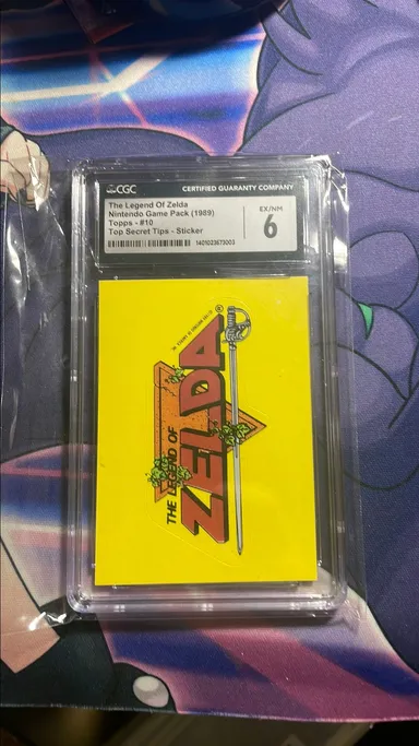 The legend of Zelda game pack 1989 Cgc 6