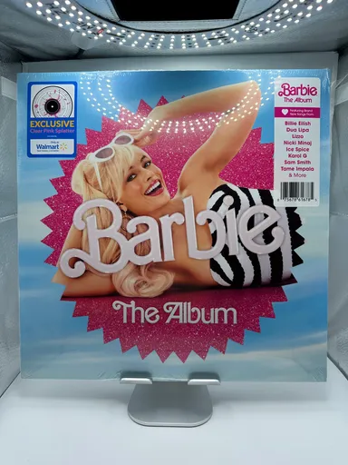 Barbie The Album Limited Edition Clear Pink Splatter Vinyl