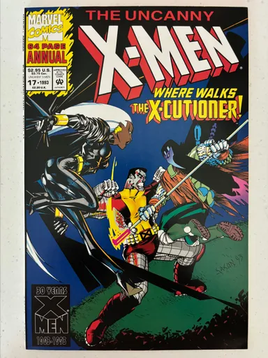 UNCANNY X-MEN ANNUAL #17 Brand New 9.8 1st Appearance Of X-Cutioner with trading card-combined shipp