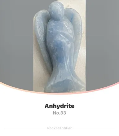 Anhydrite Stone Angel 2"