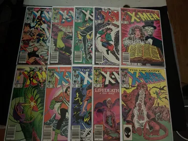 Marvel Comics Uncanny X-men lot of 10