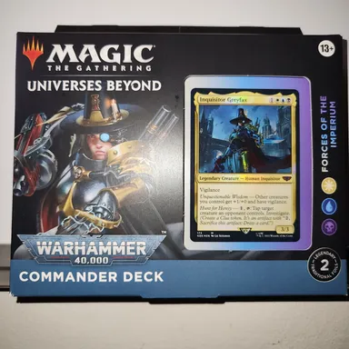 Universes Beyond: Warhammer 40,000 - Forces of the Imperium Commander Deck