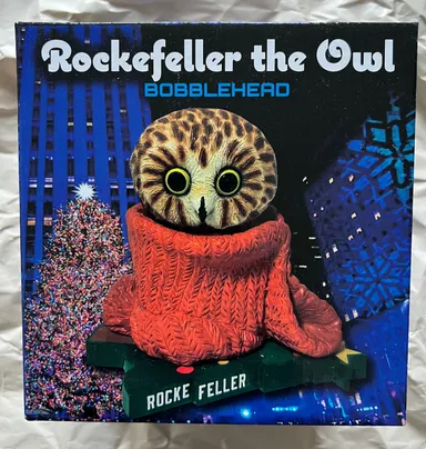 Rockefeller Center Owl Bobble Head LE