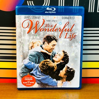 Its a Wonderful Life (Blu-ray Disc, 2009, 2-Disc Set, Colorized/BW) Christmas