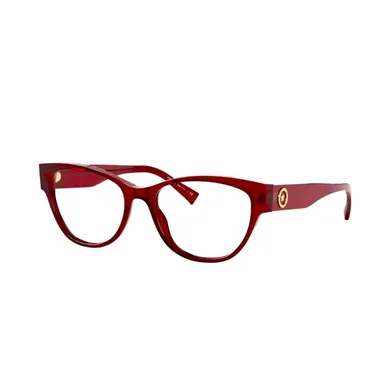 Versace VE3287 388 Trasparent Red Eyeglasses Frames