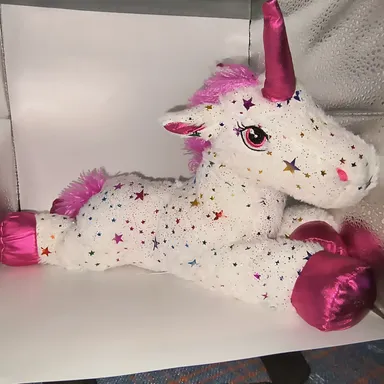 Dan Dee Sparkly Stars Unicorn Plush