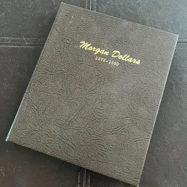Dansco 1878-1890 Morgan Silver Dollar Album Book