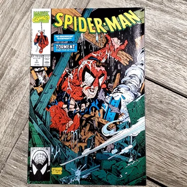 TODD McFARLANE 1990 SPIDER-MAN  MARVEL TORMENT #5  COMIC