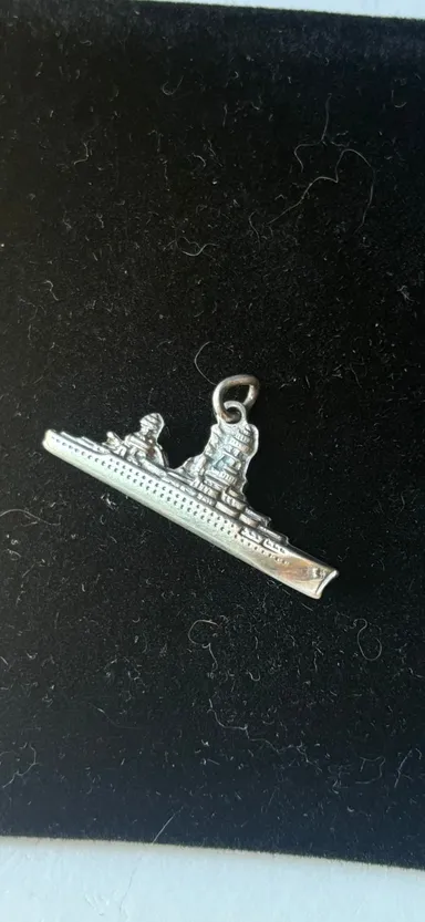 Silver Navy Ship