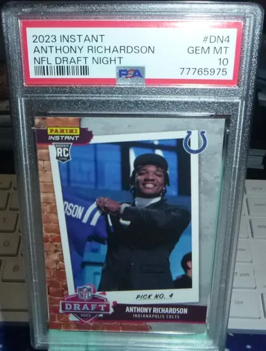 2023 Instant NFL Draft Night Anthony Richardson Rookie Card #DN4 PSA 10