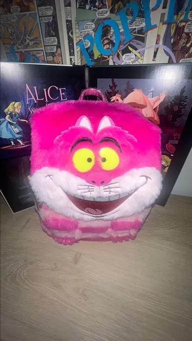 Alice In Wonderland Exclusive Cheshire Cat Plush Light Up Mini Backpack