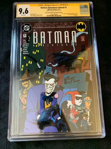 Batman Adventures Annual #1 CGC 9.6 MEXICO FOIL SIGNED BY BRUCE TIMM