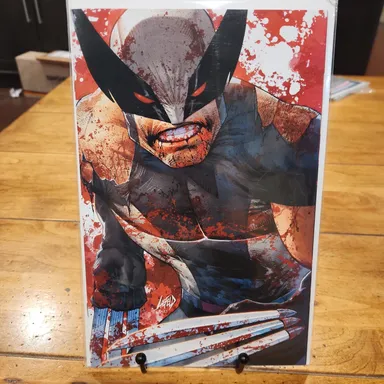 Deadpool Badder Blood #1 X-Men Wolverine Red Eyes Rob Liefeld Virgin Variant