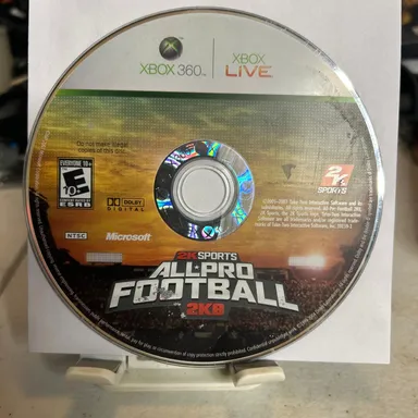 Xbox 360 all pro football