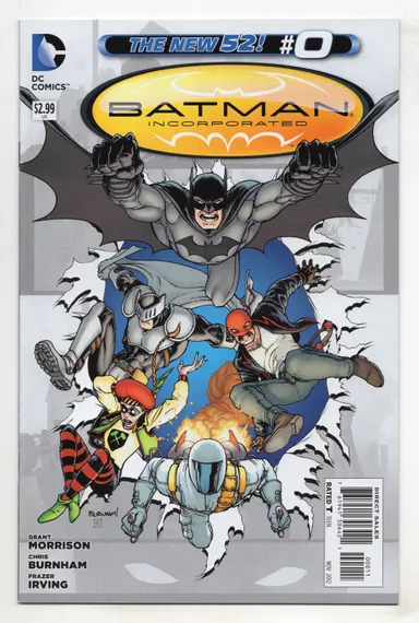 Batman Incorporated New 52 #0 NM First Print Grant Morrison Chris Burnham