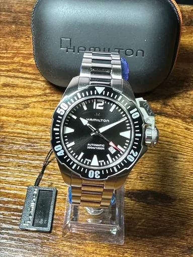 #258 Hamilton Khaki Navy Frogman Automatic 42mm Retail $1146