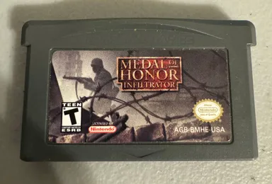 Medal of Infiltrator (Nintendo Gameboy Advance, 2003) Authentic