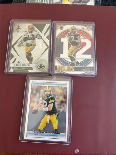 Aaron Rodgers 3 card lot