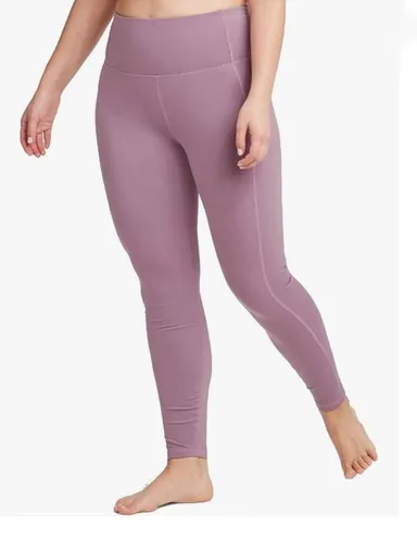 All In Motion Simplicity Twist High-Waisted 7/8 Light Purple Size Large Leggings NWT