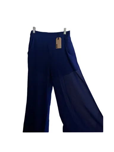 CLOTHING: NWT • Uniq Wide Leg Pants in Blue • S