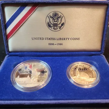 1986 liberty coin set