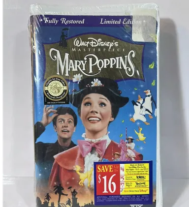 Walt Disney Mary Poppins VHS 1997 Factory Sealed