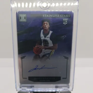 2020-2021 Impeccable Stainless Stars James Wiseman Auto /75