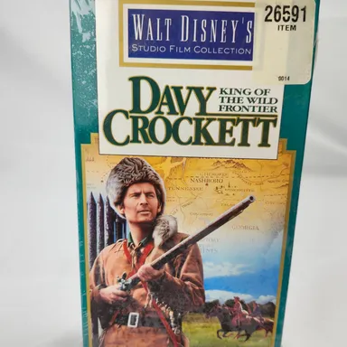 Davy Crockett King of the Wild Frontier SEALED VHS