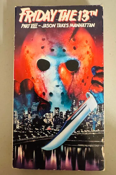 Friday the 13th: Part VIII - Jason Takes Manhattan (VHS, 1989)