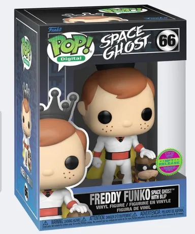 Pop! Digital Space Ghost Coast to Coast Freddy Funko as Space Ghost With Blip (NFT Release 3000 PCS)