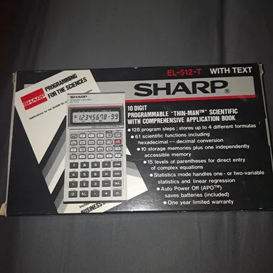 Vintage Calculator - Sharp