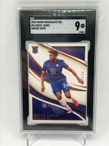 Reece James 2020 Panini Immaculate Collection Bronze SGC