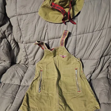 Tommy Hilfiger Overalls and Hat