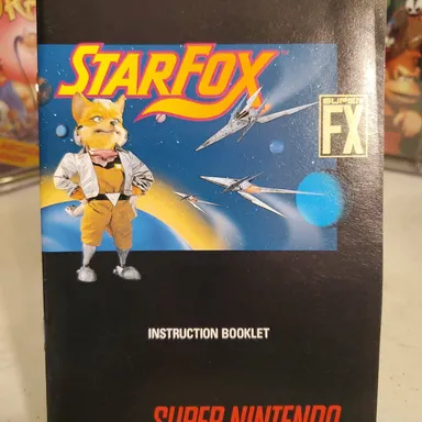 Star Fox SNES Manual *