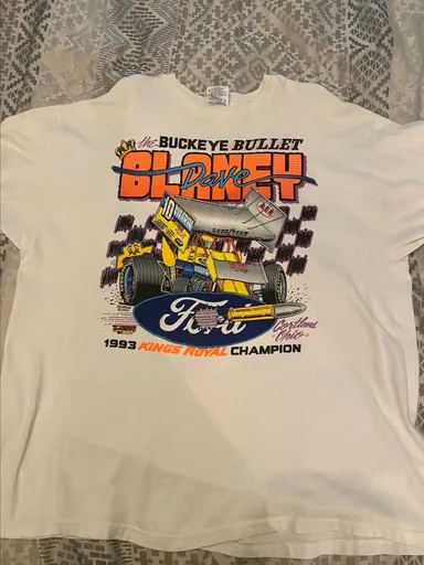 1993 Dave Blaney 10 Sprint Car Racing Shirt 2XL