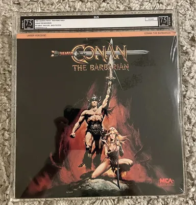 Conan The Barbarian *GRADED IGS LASERDISC* 7.5/7.5 NM 1983 MCA Arnold Schwarzenegger