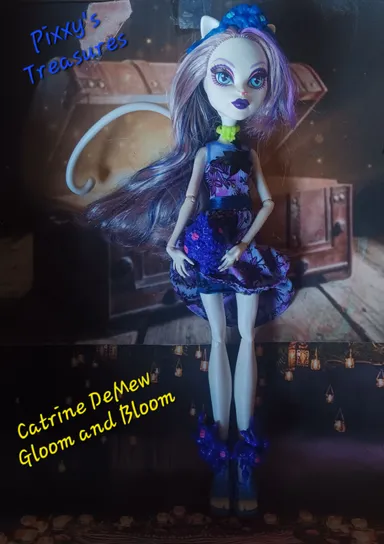 Monster High Catrine DeMew Gloom and Bloom 