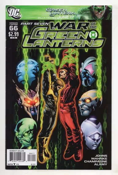 Green Lantern #66 NM First Print Geoff Johns Doug Mahnke