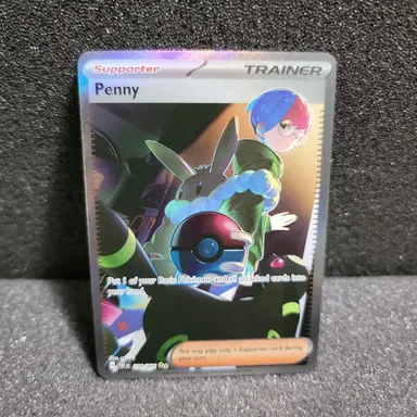Pokémon TCG Penny Special Illustration Rare Trainer 239/091 Paldean Fates NM