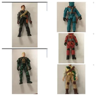 Set of 5 lanard action figures