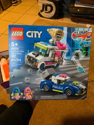 LEGO 60314 City - Ice Cream Truck Police Chase Building Toy Kit Set | Sealed New