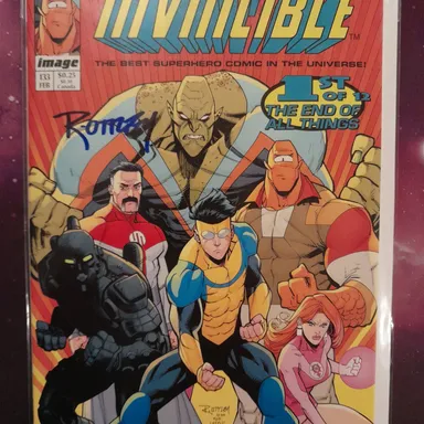 INVINCIBLE #133 SIGNED RYAN OTTLEY