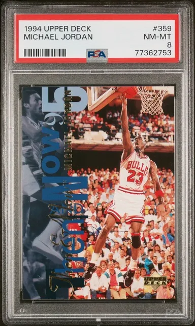 1994 Upper Deck Michael Jordan #359 NM-MT 8 PSA
