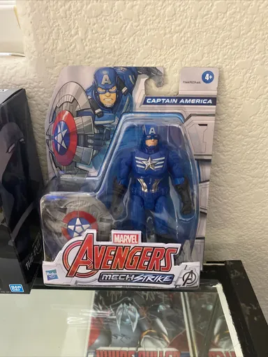 Marvel Avengers Mech Strike Captain America 6" Action Figure Hasbro NIP
