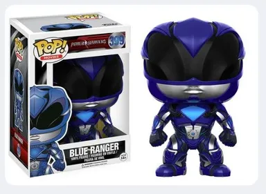 Pop! Movies Power Rangers Vinyl Figure Blue Ranger #399 (Vaulted)