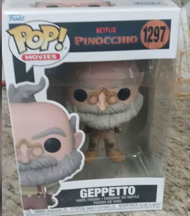 Funko Pop! Movies Netflix Pinocchio 1297 Geppetto