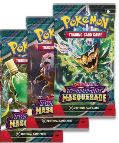 a. Twilight Masquerade 3 Booster Packs!!