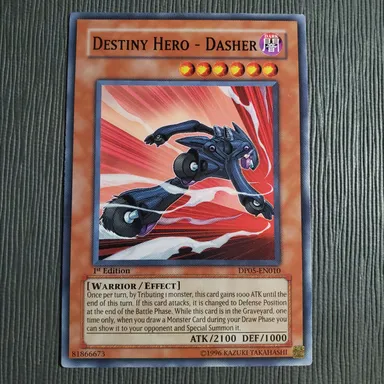 Destiny Hero - Dasher - DP05-EN010 - 1st Edition Common - MP Yugioh