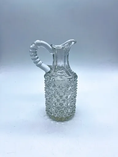 Vintage Clear Hobnail Glass Cruet